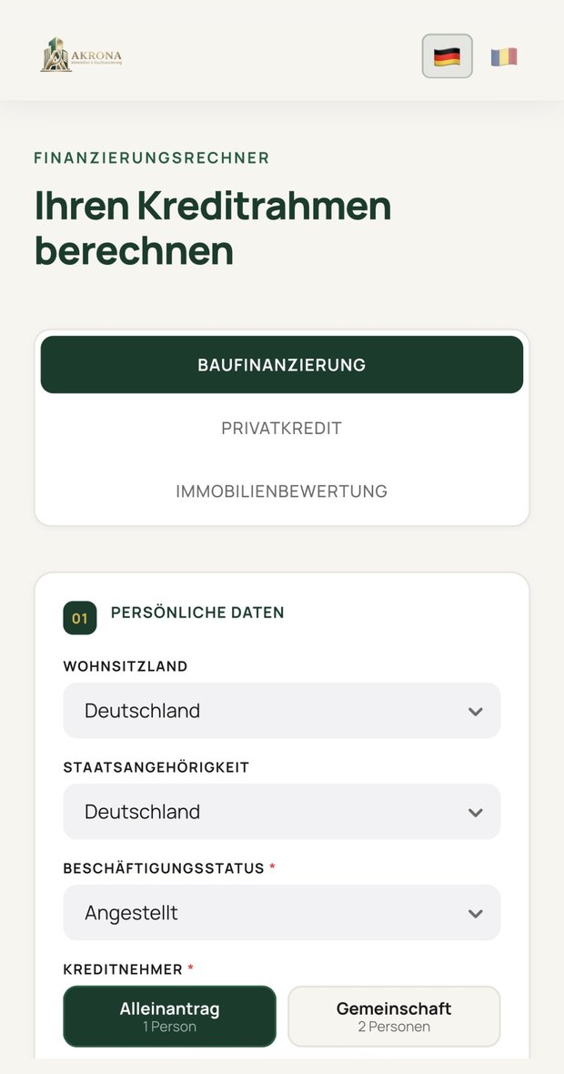 Baufinanzierungs-Rechner